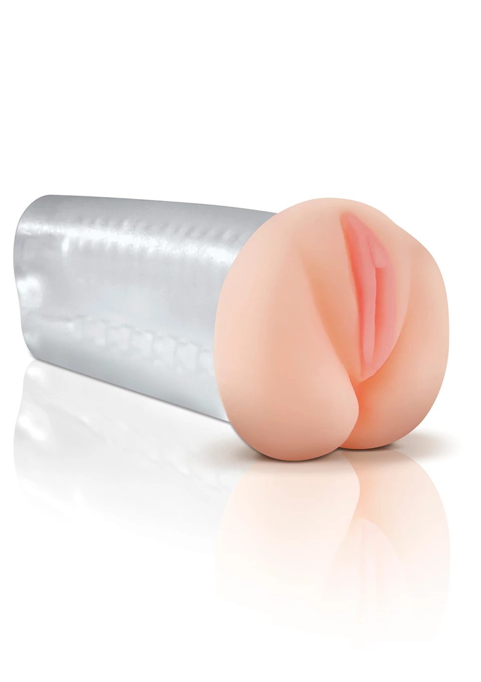 Pipedream - Extreme Toyz - Deluxe See-Thru Stroker - élethű vagina masztrubátor (natúr)
