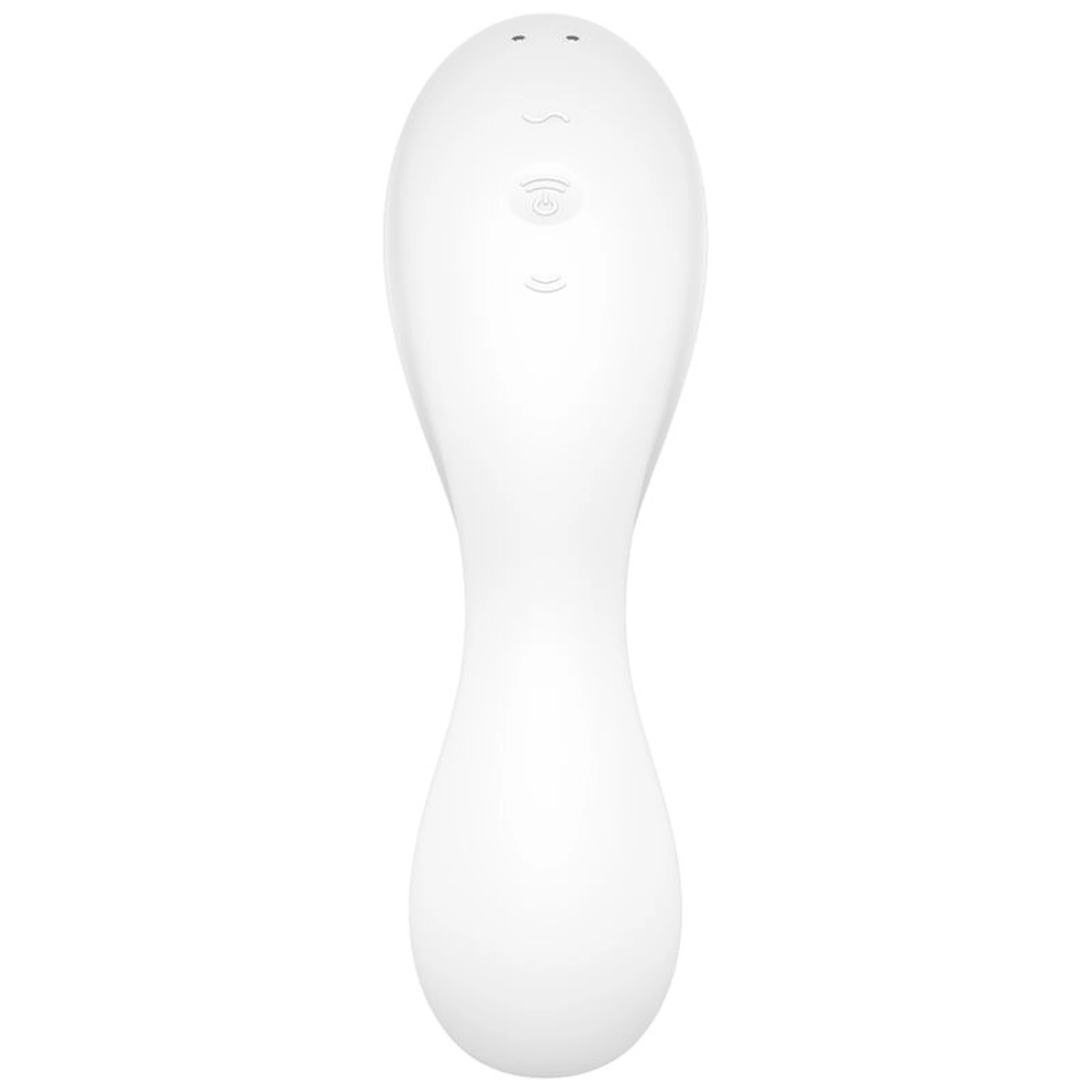 Satisfyer - Curvy Trinity 5 - prémium, websmart léghullámos csiklóizgató és G-pont vibrátor (USB) - fehér