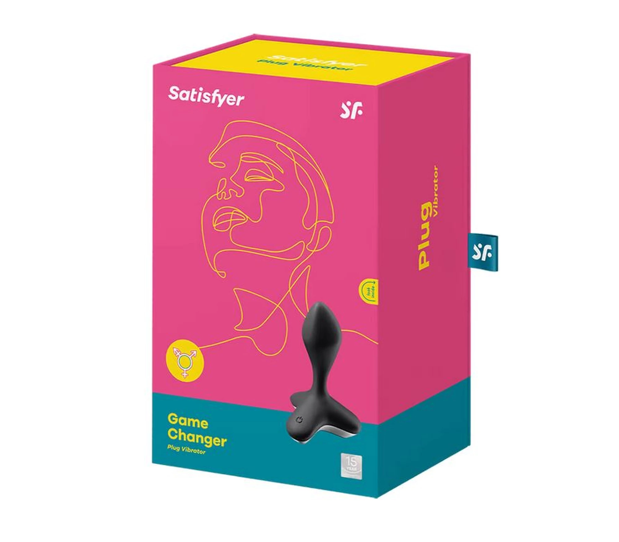 Satisfyer - Game Changer - prémium, 12 funkciós, szilikon anál vibrátor (fekete)