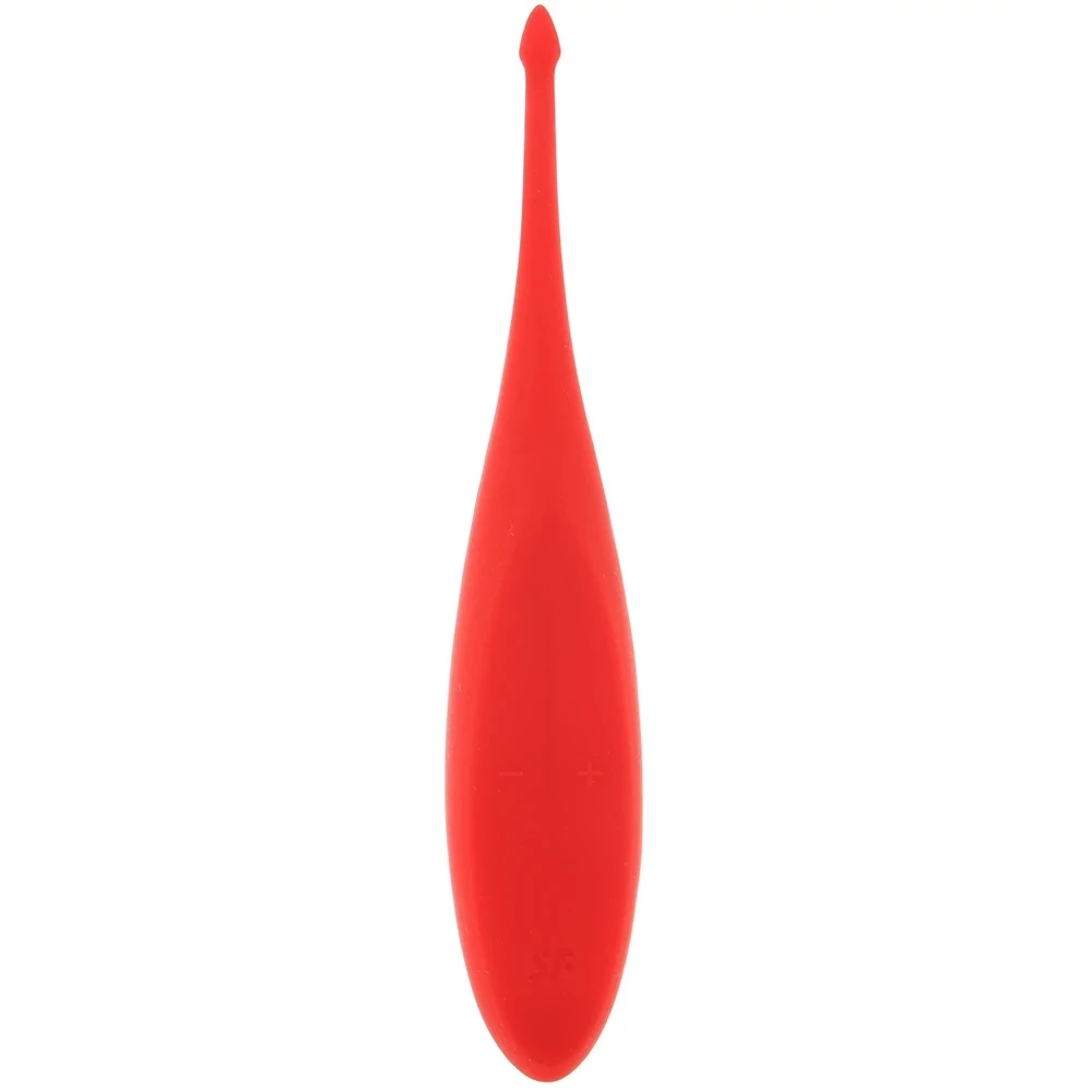 Satisfyer - Twirling Fun - prémium, 12 funkciós csiklóizgató pontvibrátor és masszírozó (USB) - piros