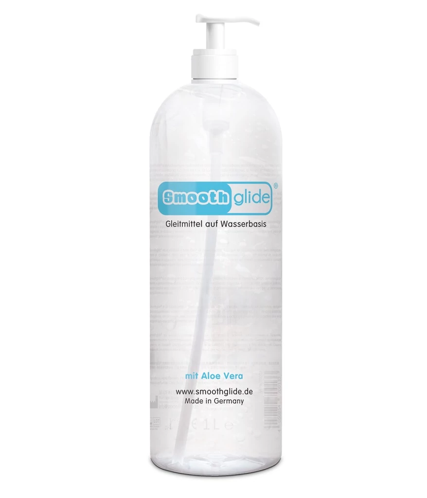 SmoothGlide - Waterbased with Aloe Vera - vízbázisú síkosító (1000ml) - aloe vera