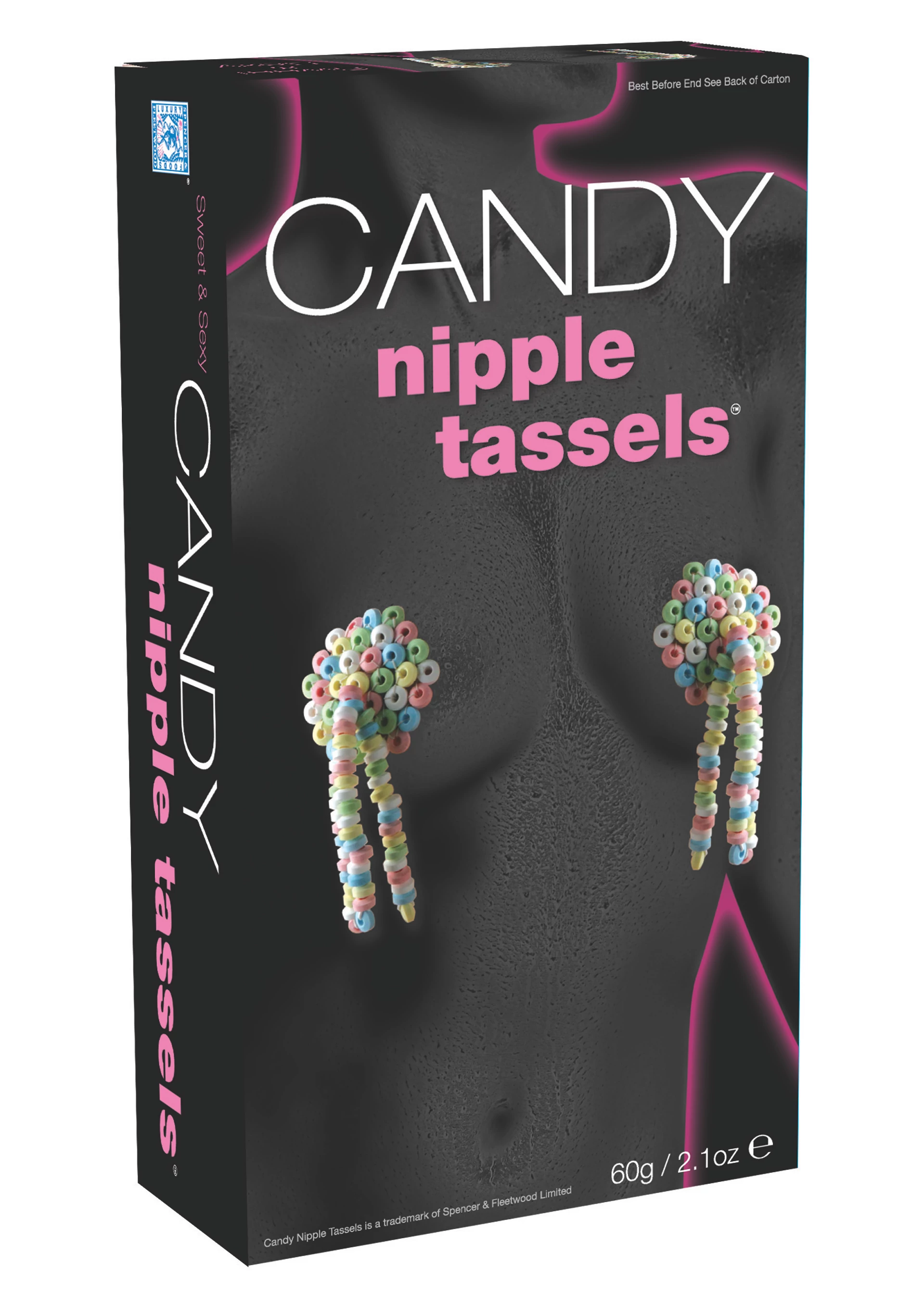 Spencer & Fleetwood - Candy Nipple Tassels - cukorka mellbimbótakaró