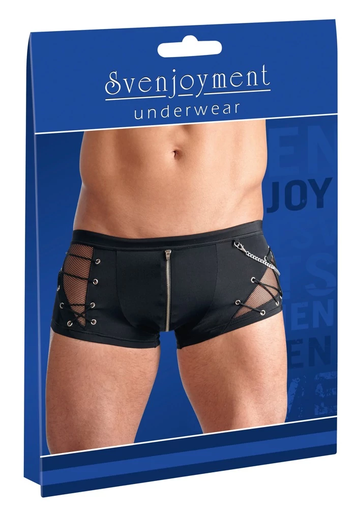 Svenjoyment - Men's Pants M - cipzáras alsónadrág (M) - fekete