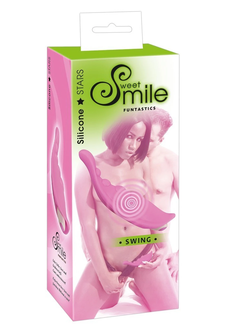 Sweet Smile - Swing - 7 funkciós, gyöngyös csiklóizgató vibrátor és masszírozó (pink)