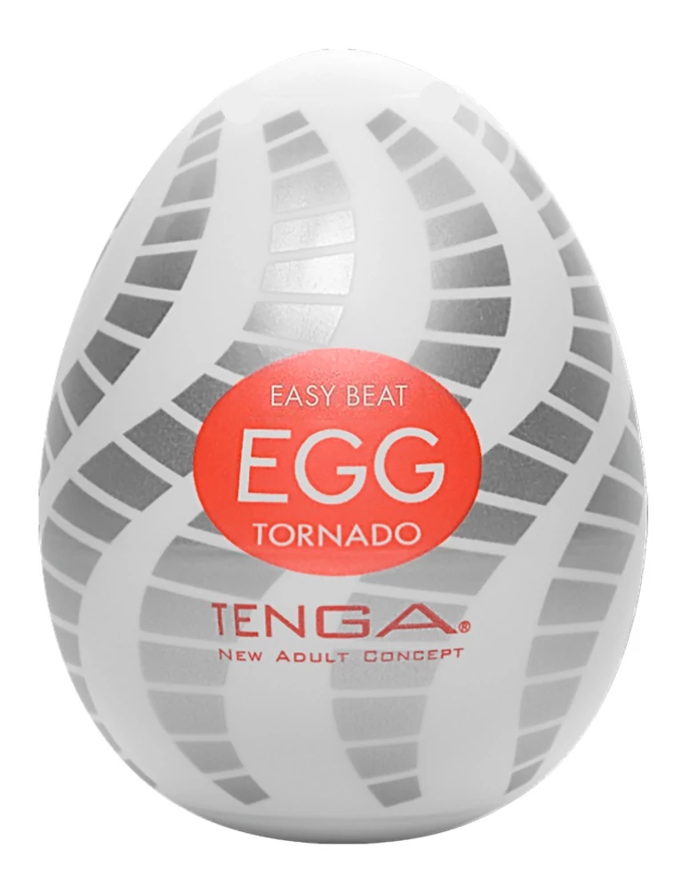 Tenga - Egg Tornado - prémium maszturbációs tojás (áttetsző)