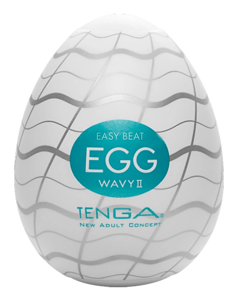 Tenga - Egg Wavy II - prémium maszturbációs tojás (áttetsző)