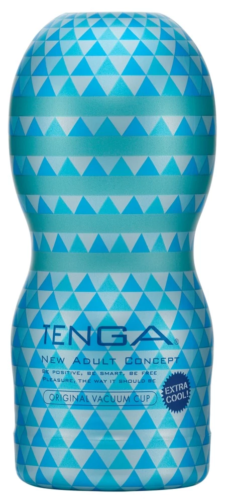 Tenga - Original Vacuum Cup - Extra Cool - prémium, hűsítő hatású maszturbátor (kék)