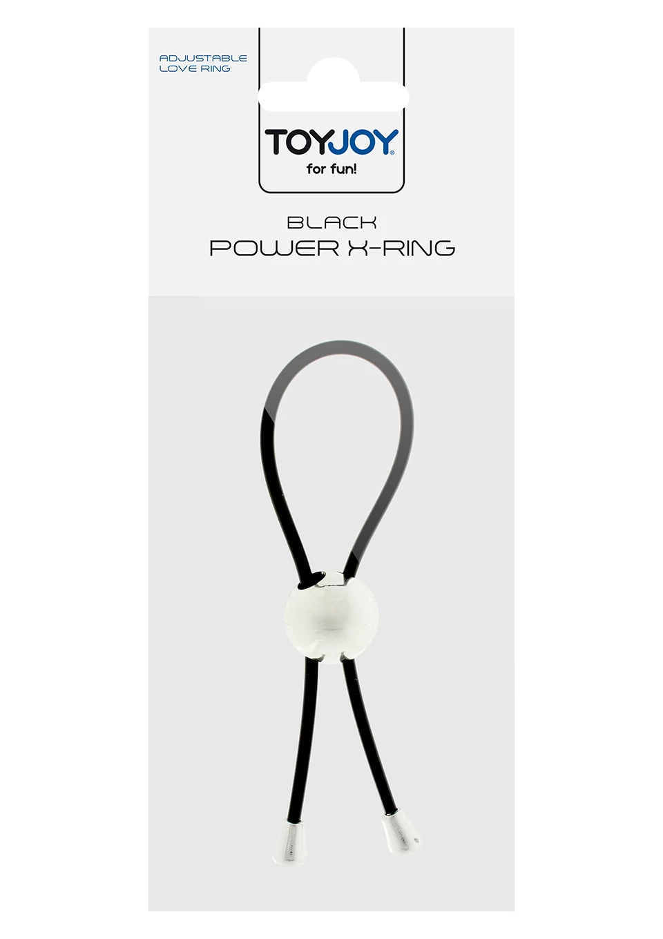 ToyJoy - Black Power X Ring - állítható péniszhurok (fekete)