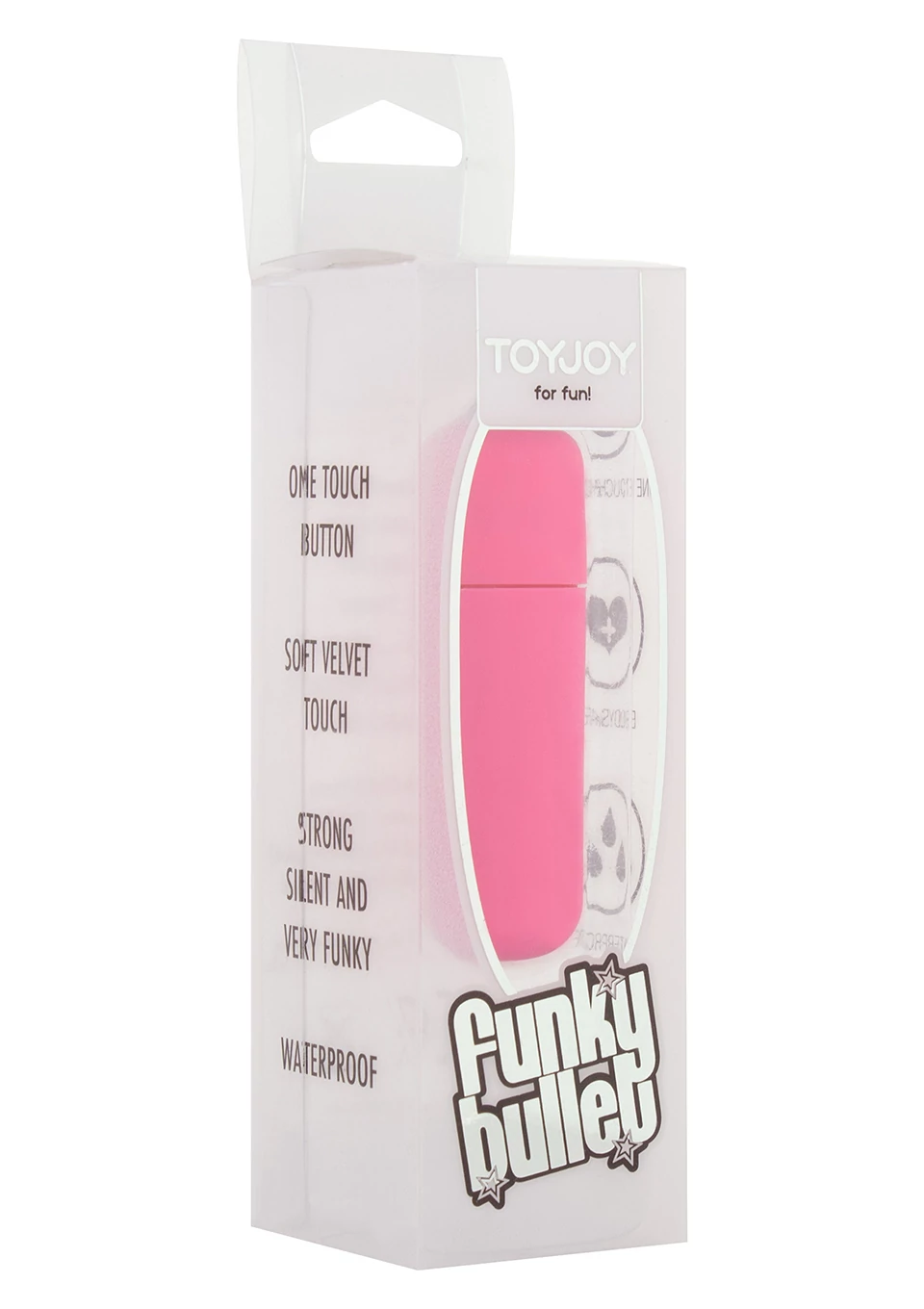ToyJoy - Funky Bullet - mini csiklóizgató vibrátor (5,5cm) - pink