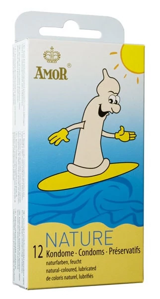 Amor - Nature - klasszikus gumi óvszer (12db/cs)