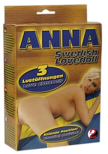 Orion - Anna Swedish Lovedoll - élethű, északi guminő 3 nyílással (natúr)