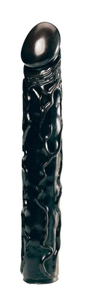 Nmc - Big Bonanza - rugalmas, élethű dildó (33cm) - fekete