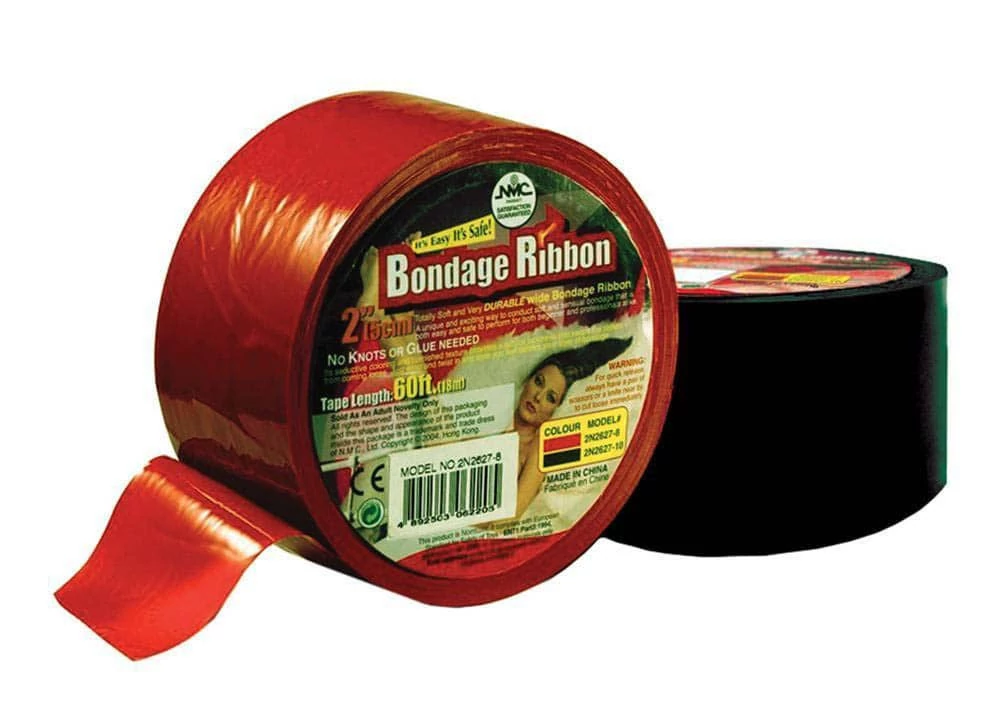 Nmc - Bondage Ribbon - Bondage szalag (18m) - fekete