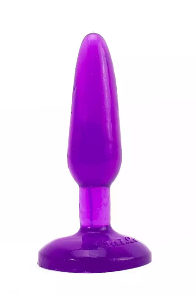 Debra - Butt Plug - rögzíthető, zselés, uniszex análkúp (lila)