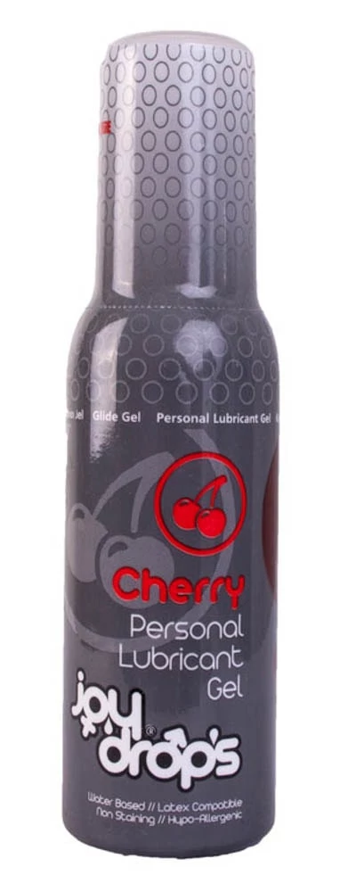 JoyDrops - Cherry Lubricant Gel - ízesített, vízbázisú síkosító (100ml) - meggy