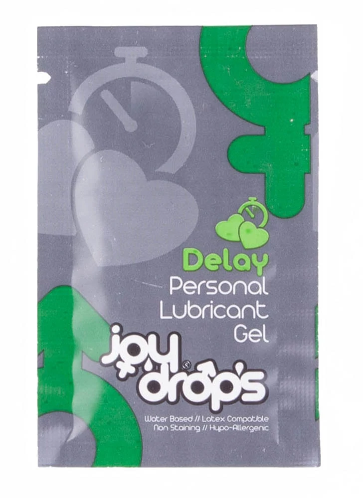 JoyDrops - Delay Personal Lubricant Gel - ejakuláció késleltető gél (5ml)