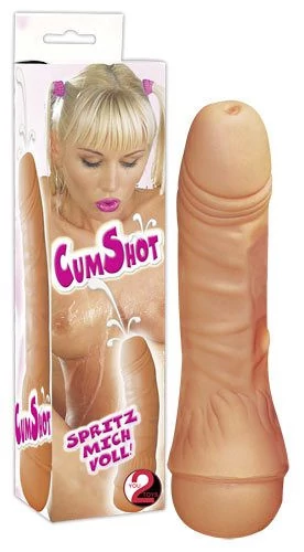 Orion - Cumshot - élethű, spriccelő dildó (21cm) - natúr