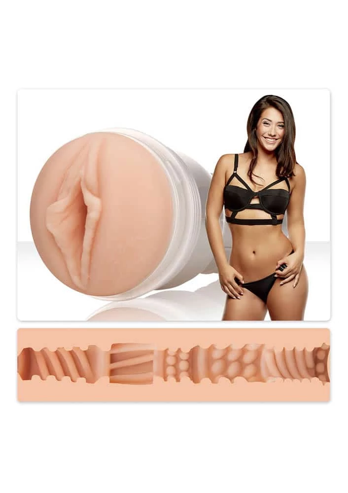 Fleshlight - Eva Lovia Sugar - élethű, vagina maszturbátor (natúr)
