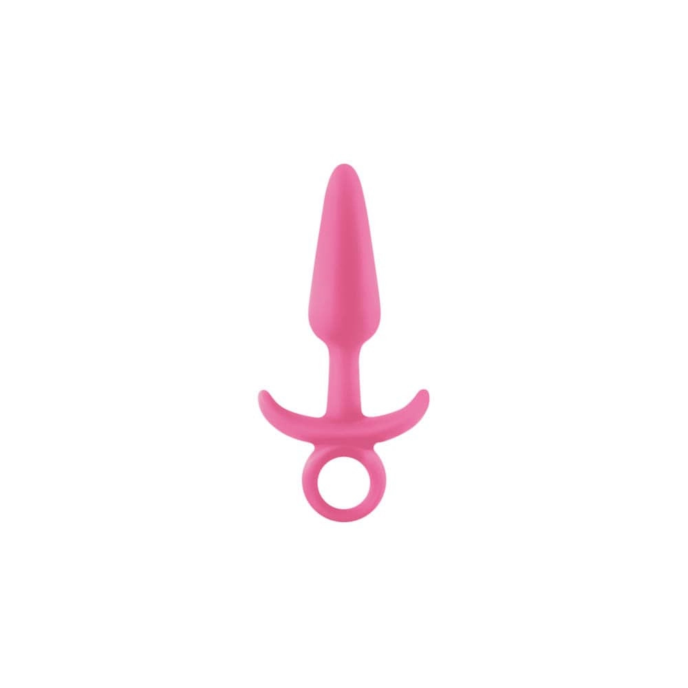 NS Toys - Firefly Prince - Glows in Colour - kis méretű, szilikon análhorog (11cm) - pink