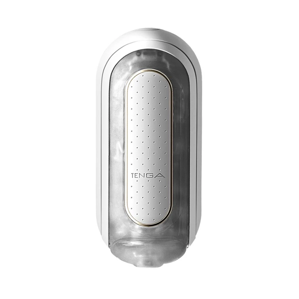 Tenga - Flip Zero - Electronic Vibration - prémium, 5 funkciós vibrációs maszturbátor (USB) - fehér