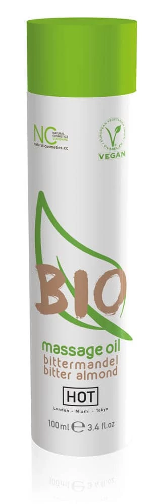Hot - Bio Massage Oil - természetes masszázsolaj (100ml) - keserű mandula