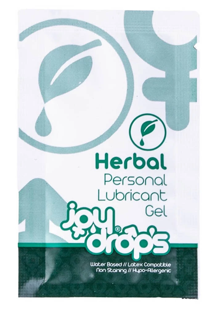 JoyDrops - Herbal Personal Lubricant Gel - gyógynövényes, vízbázisú síkosító (5ml)