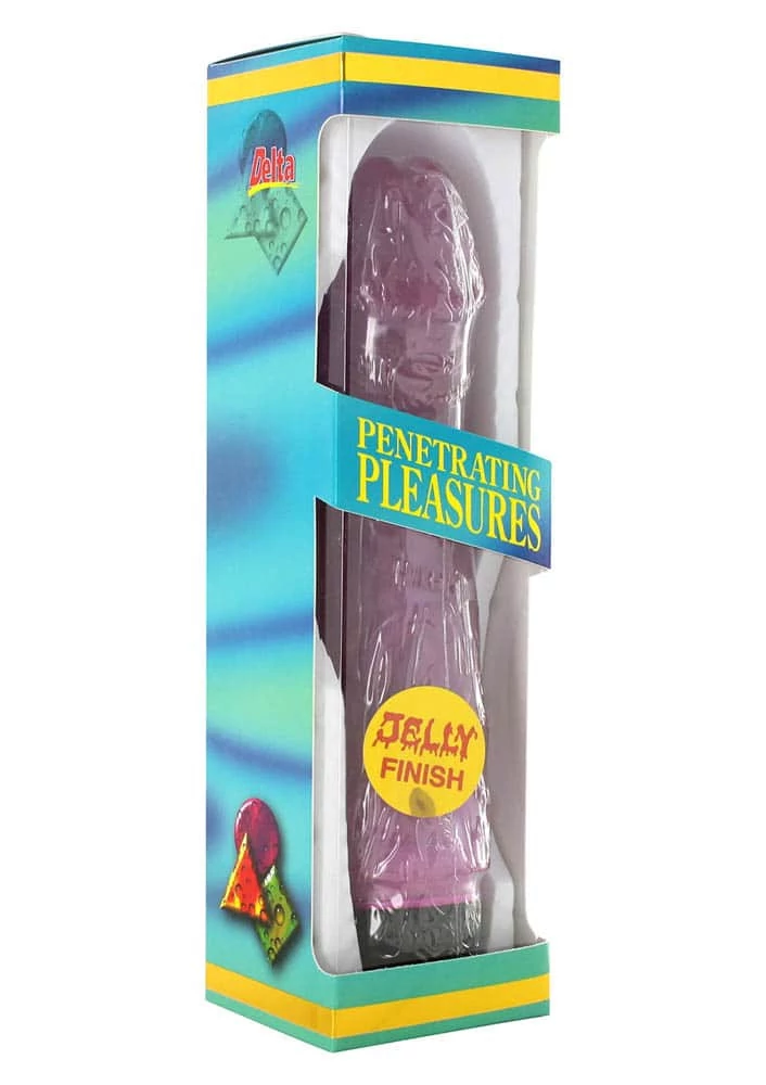Seven Creations - Jelly Finish - élethű, prémium vibrátor (20cm) - lila