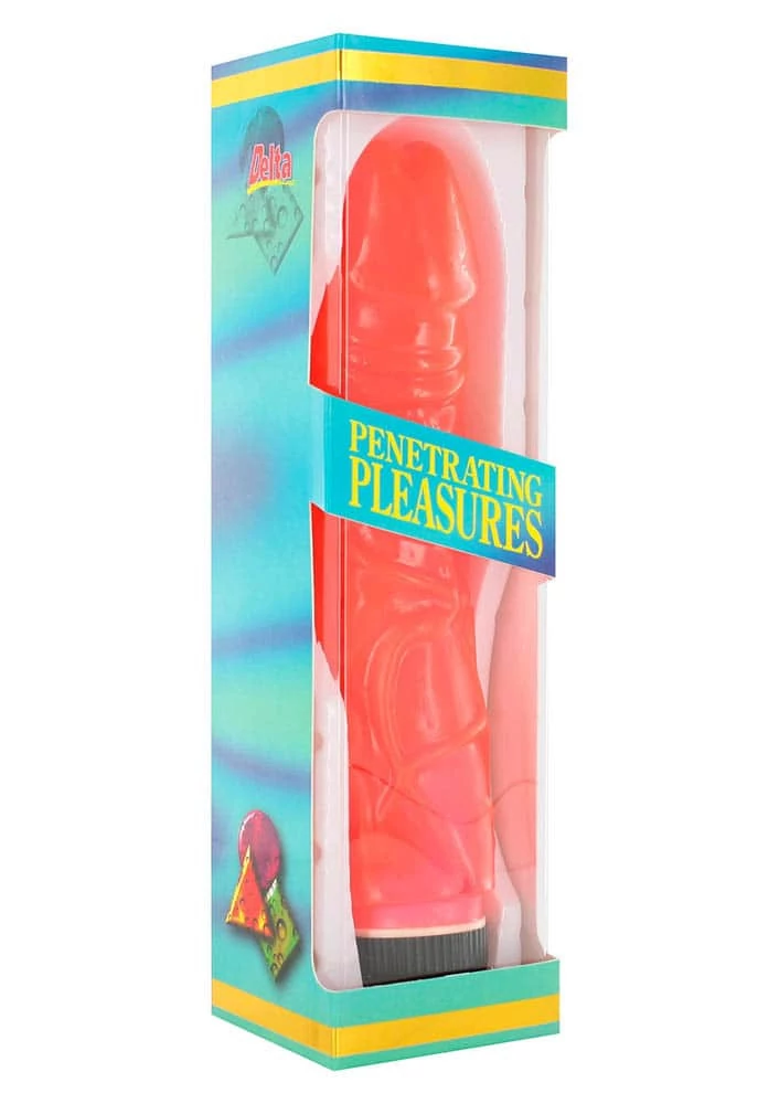 Seven Creations - Penetrating Pleasures - élethű vibrátor (20cm) - pink
