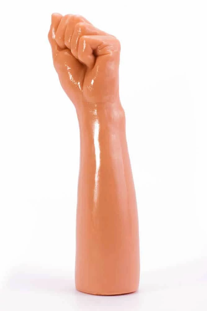 Lovetoy - King Size Realistic Bitch Fist - élethű, rugalmas öklöző dildó (30,5cm) - natúr