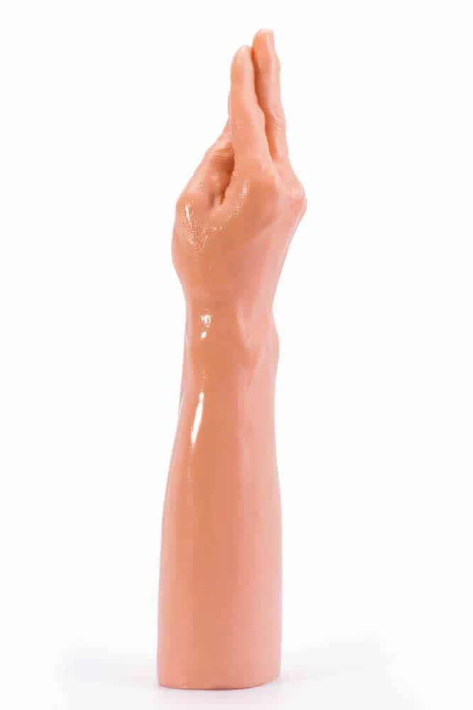 Lovetoy - King Size Realistic Magic Hand - élethű, rugalmas öklöző dildó (36cm) - natúr