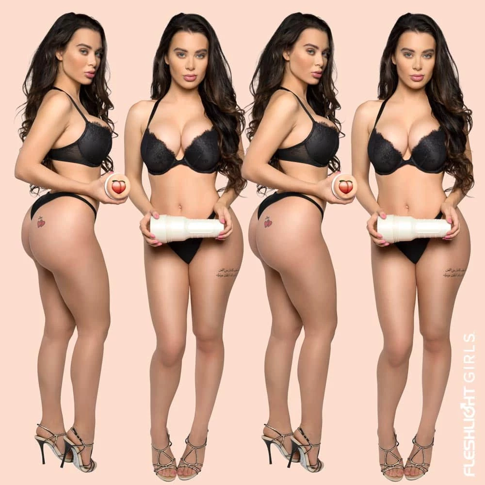 Fleshlight - Lana Rhodes Destiny - élethű, vagina maszturbátor (natúr)