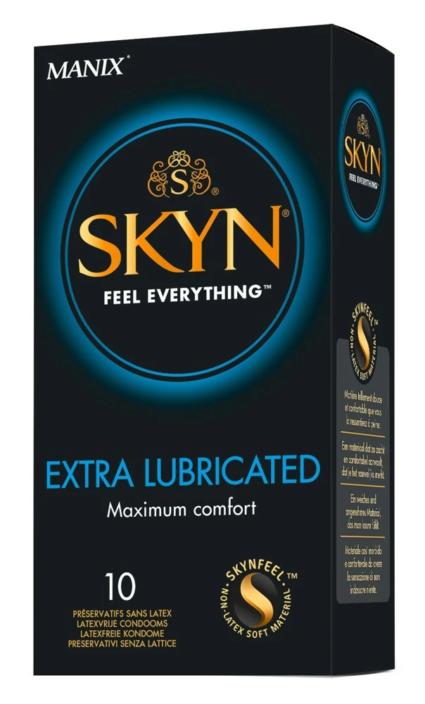 Manix - Skyn Feel everything - Extra Lubricated - extra síkos óvszer (10db/cs)