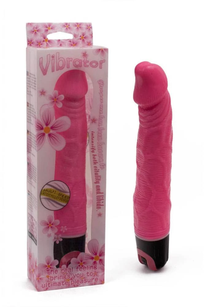 Debra - Multi Speed Vibrator 2 - élethű G-pont vibrátor (24cm) - pink