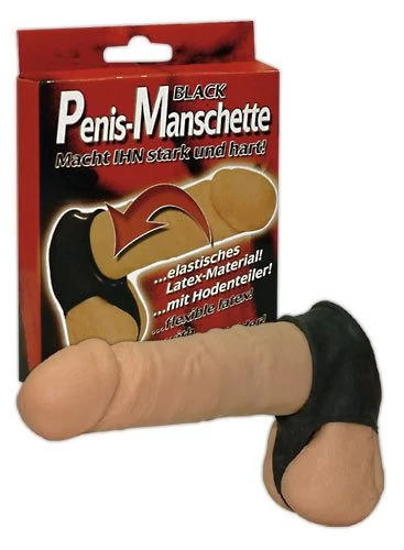 Orion - Penis Cuff - pénisz és herehám (fekete)
