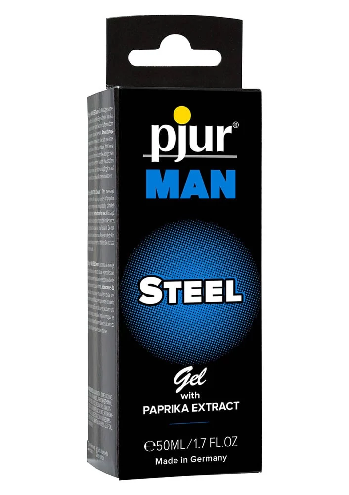 Pjur® - Man - Steel - vágyfokozó gél paprika kivonattal férfiaknak (50ml)