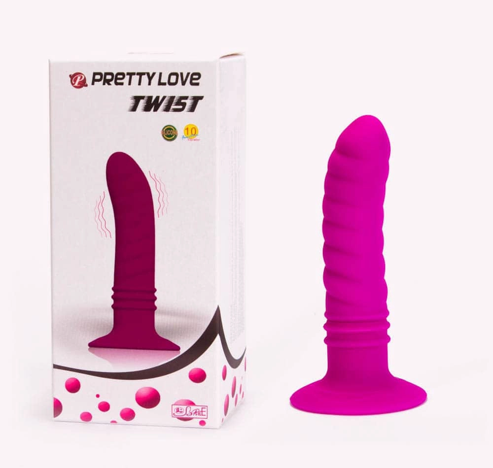Pretty Love - Twist - rögzíthető, 10 funkciós análvibrátor (12,7cm) - lila