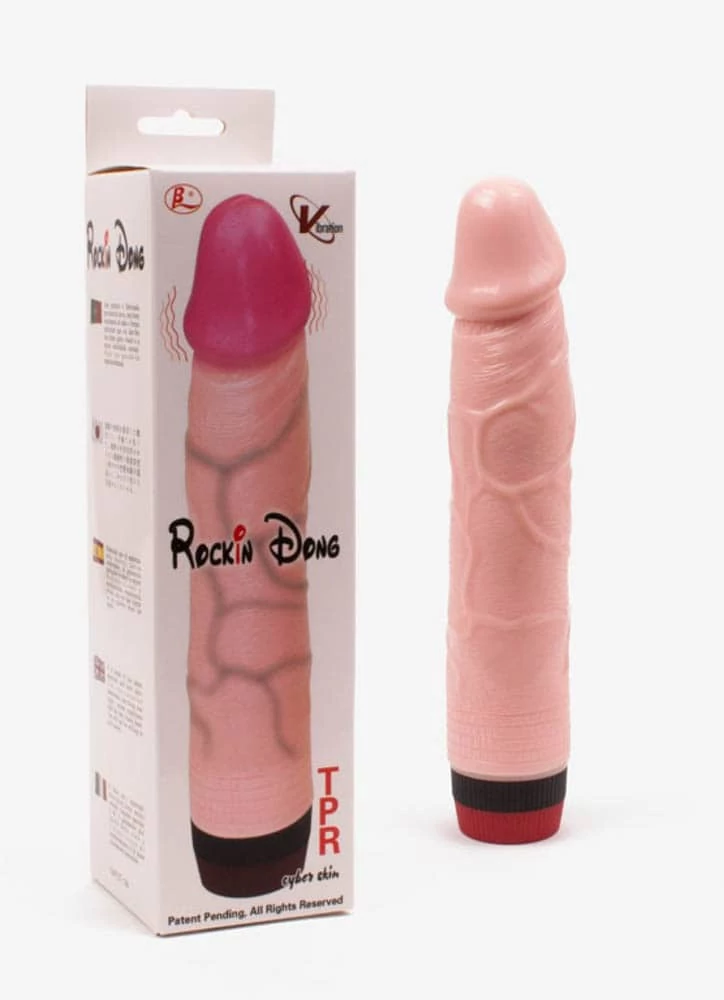 Debra - Rockin Dong 1 - élethű vibrátor (21,5cm) - natúr