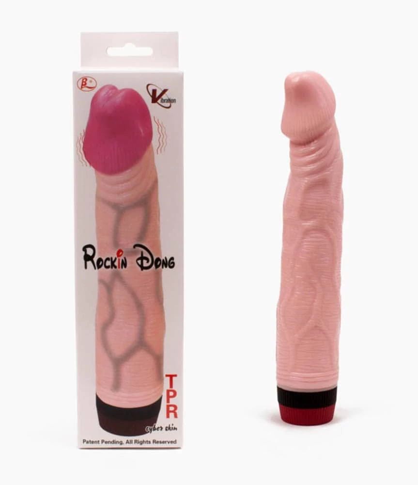 Debra - Rockin Dong 2 - élethű G-pont vibrátor (21,5cm) - natúr