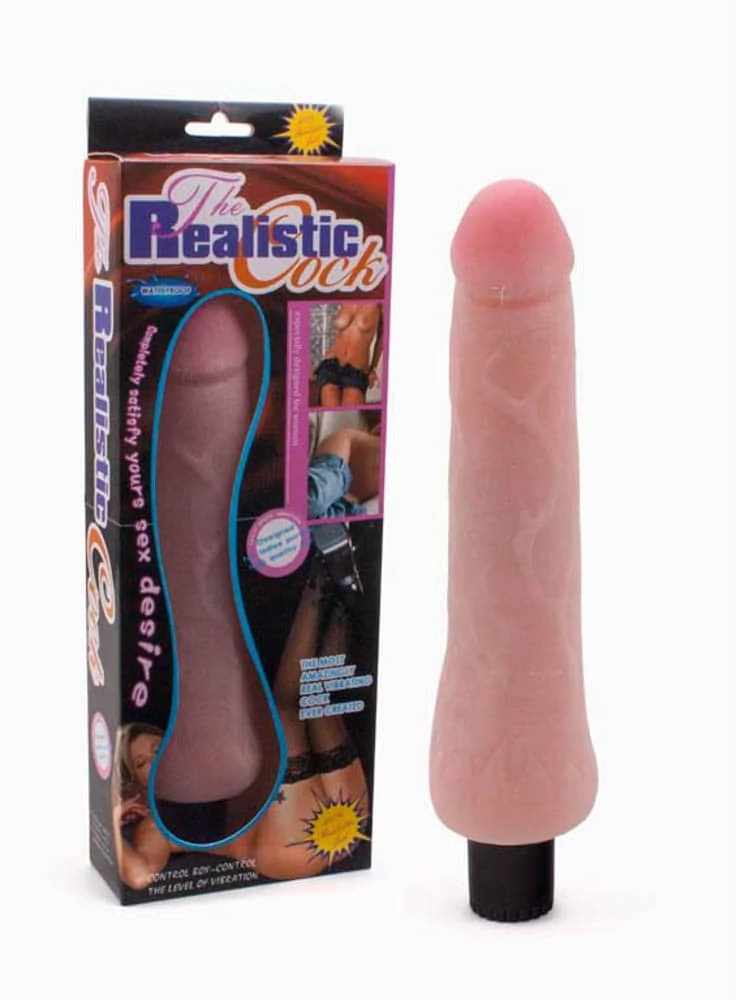 Debra - The Realistic Cock 7 - élethű vibrátor (24,5cm) - natúr