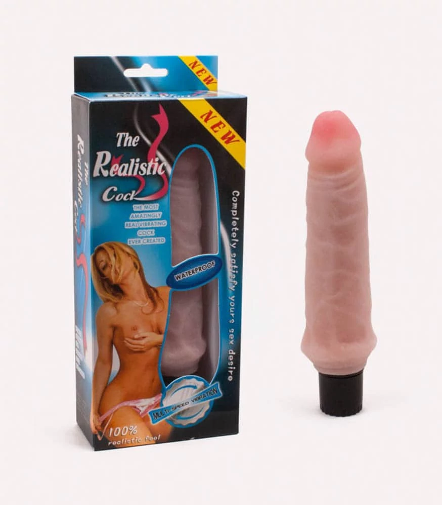 Debra - The Realistic Cock 3 - élethű vibrátor (18cm) - natúr