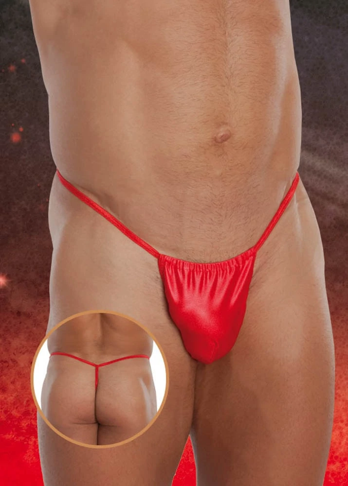 Softline - Thong 4470 - erotikus férfi tanga (S/L) - piros