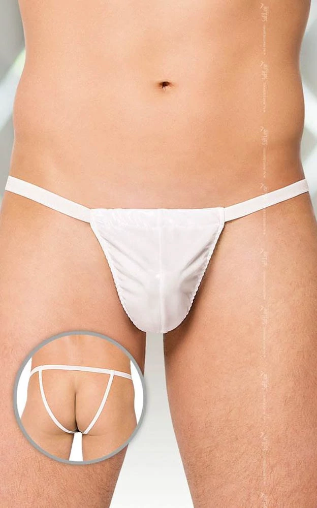 Softline - Thongs 4506 - erotikus férfi tanga (S/L) - fehér