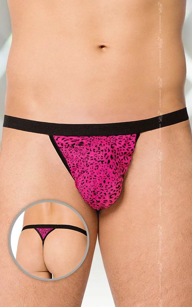 Softline - Thongs 4509 - erotikus férfi tanga (S/L) - pink