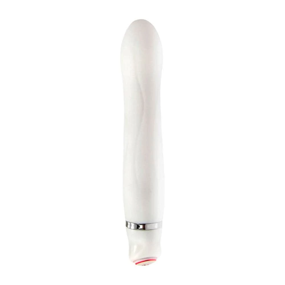 Vibe Therapy - Dream White - 7 funkciós, szilikon vibrátor (16cm) - fehér