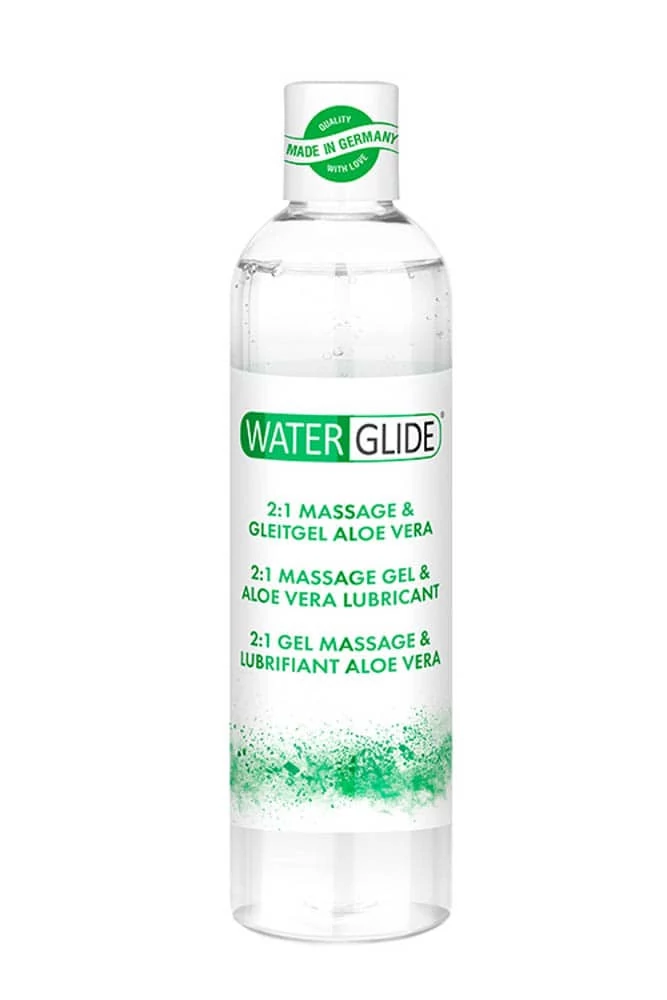 Waterglide - Massage & Lubricant Aloe Vera - semleges, vízbázisú masszázsgél és síkosító (300ml) - aloe Vera