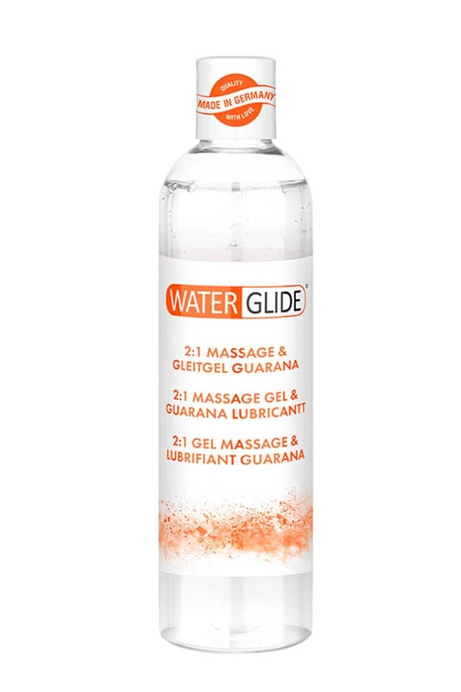 Waterglide - Massage & Lubricant Guarana - semleges, vízbázisú masszázsgél és síkosító (300ml) - guarana