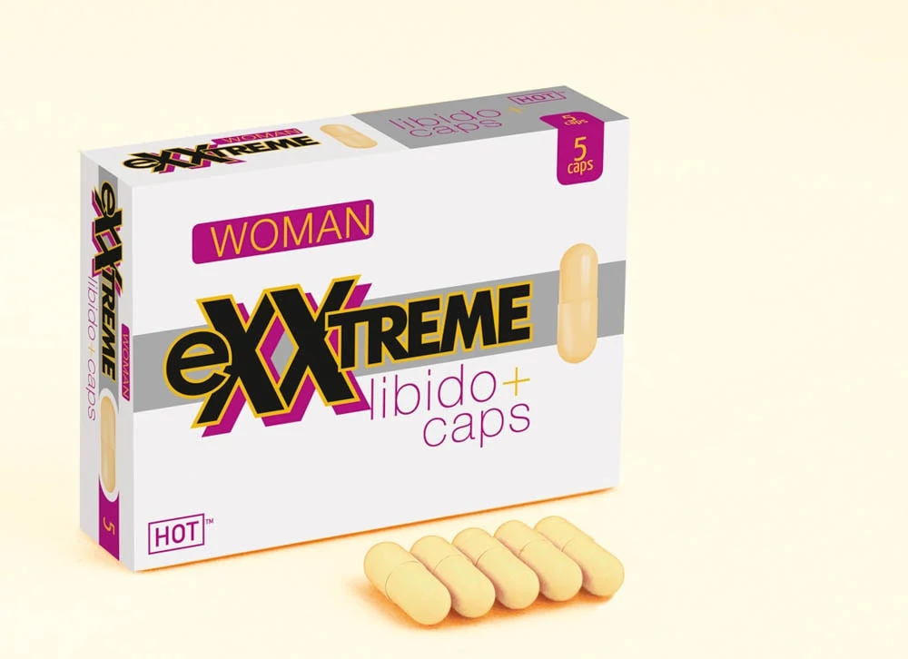 Hot - eXXtreme Libido Caps - étrend-kiegészítő kapszula hölgyeknek (5db/cs)