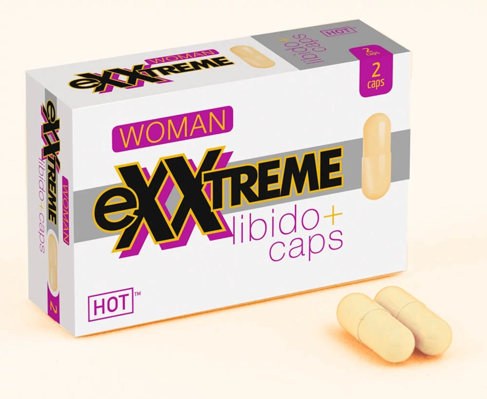 Hot - eXXtreme Libido Caps - étrend-kiegészítő kapszula hölgyeknek (2db/cs)