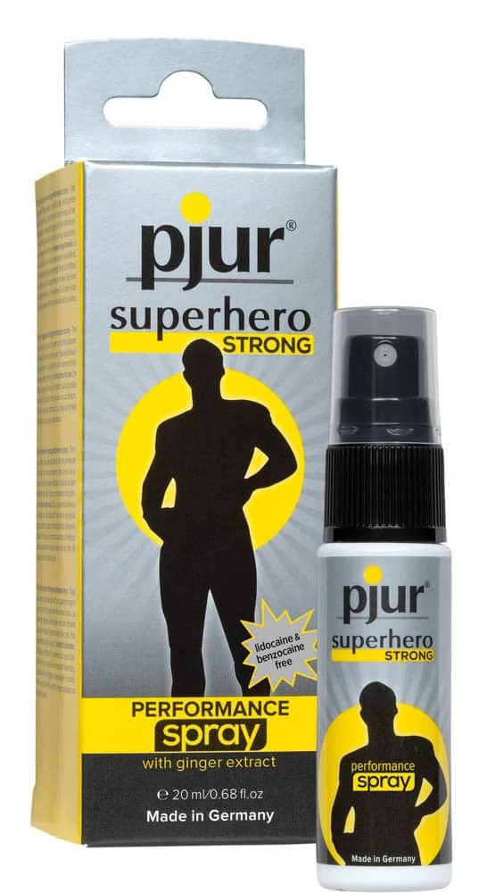 Pjur® - Superhero Strong - Perfomance Spray - prémium erekciófokozó spray férfiaknak (20ml)