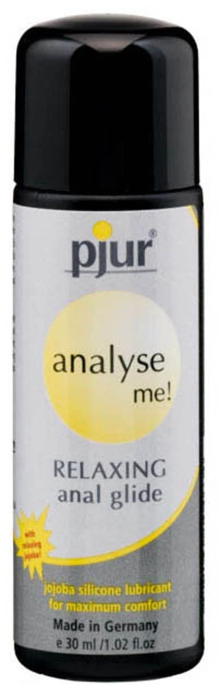 Pjur® - Analyse Me! - Relaxing Anal Glide - nyugtató hatású, szilikonbázisú, anál síkosító (30ml) - jojoba